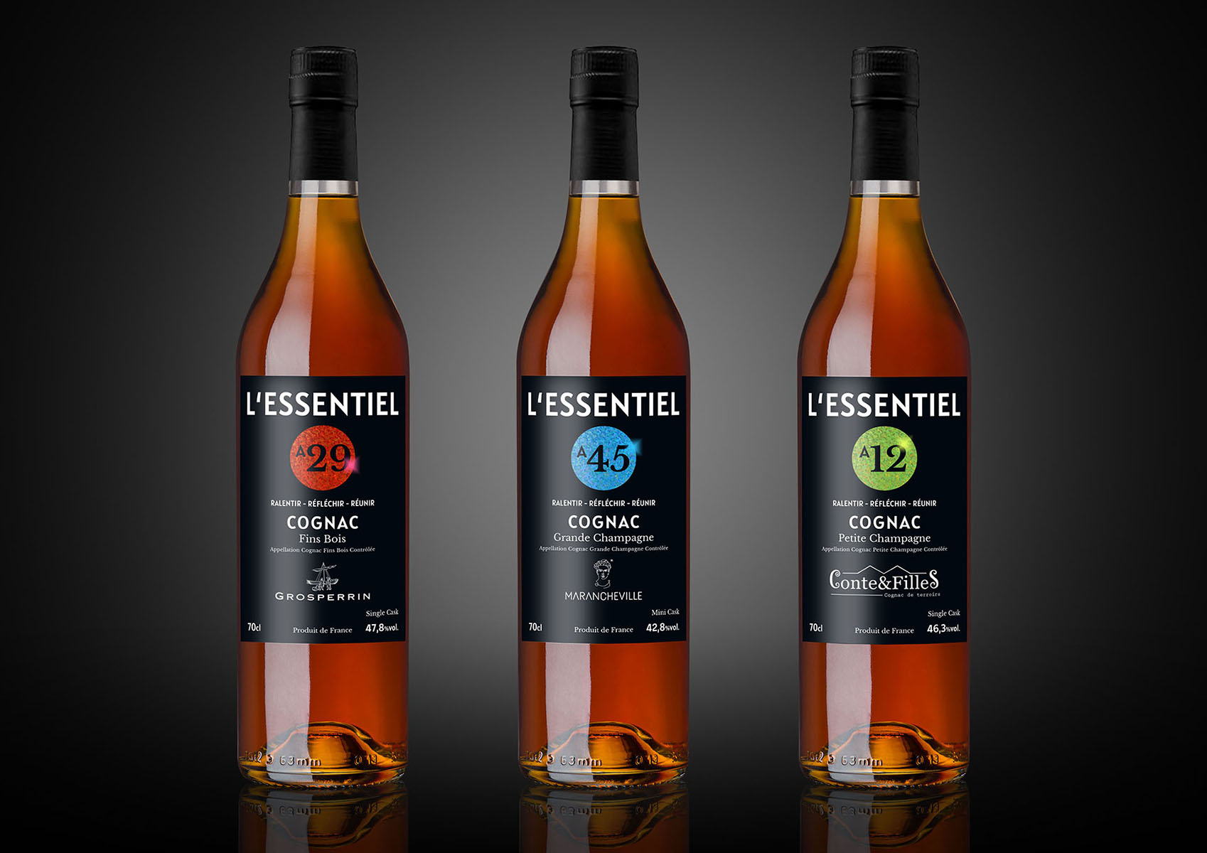 Label design for L'ESSENTIEL series