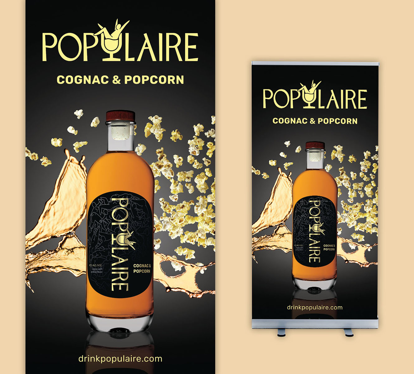 Rollup banner for POPULAIRE